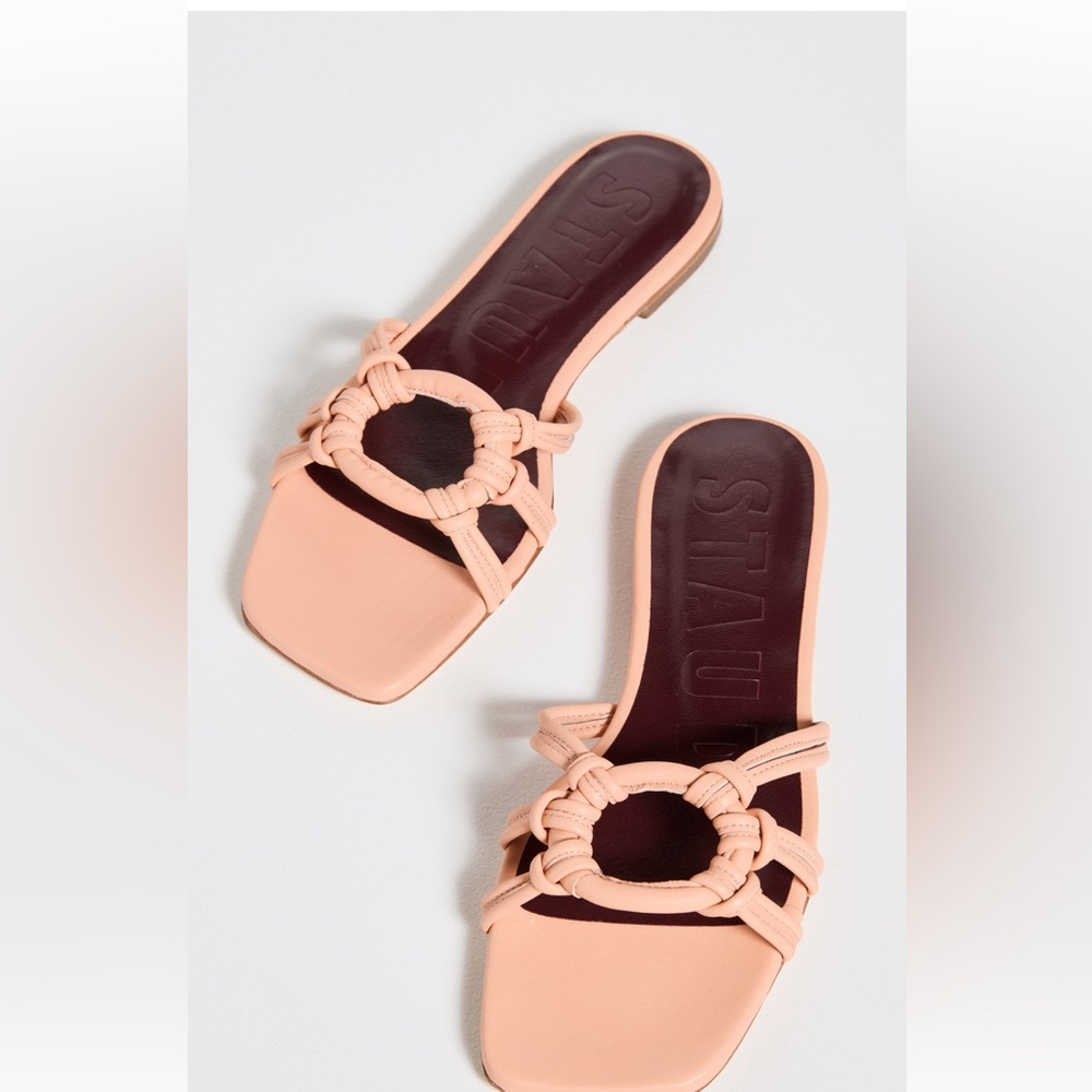 STAUD sandals 7 apricot Excellent condition